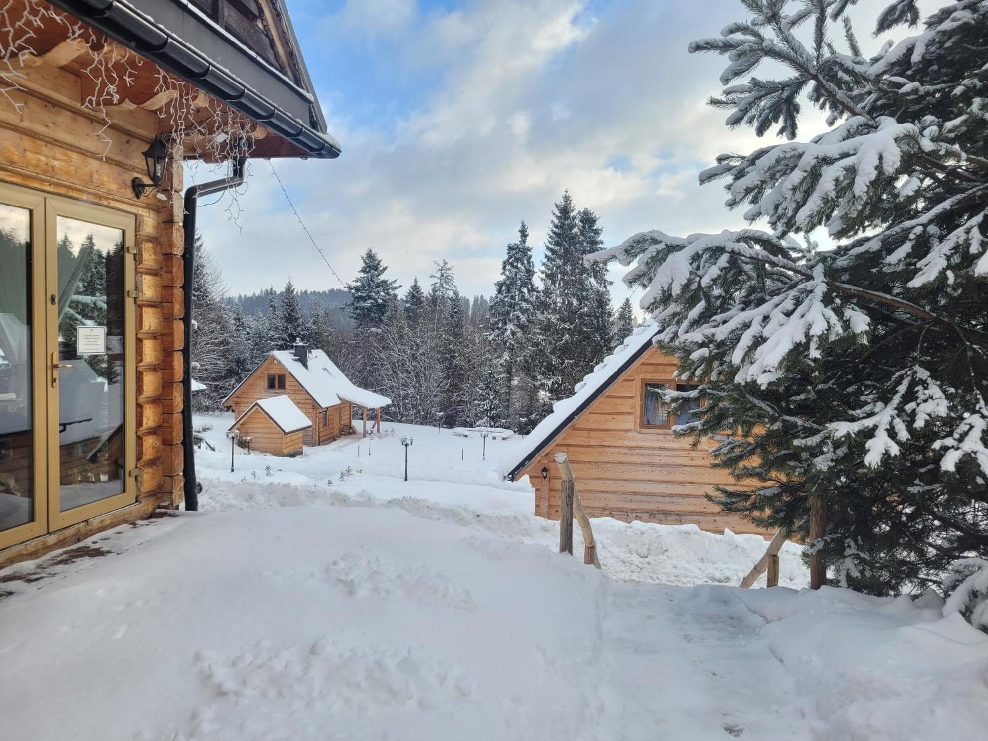 Domki Z Dostepem Do Spa I Restauracji Łapsze Niżne Extérieur photo