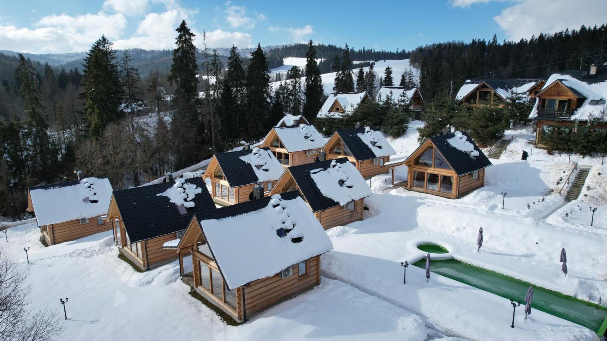 Domki Z Dostepem Do Spa I Restauracji Łapsze Niżne Extérieur photo